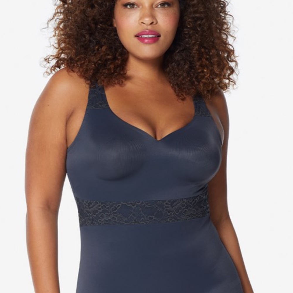 NWT Ruby Ribbon Slate Grey Empress Cami in 42